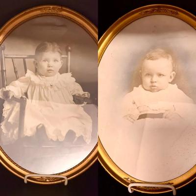(2) Antique Baby Photos