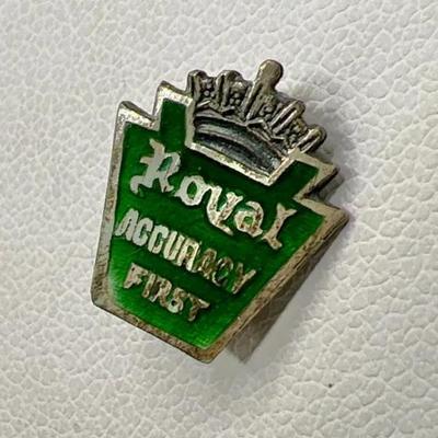 Sterling Silver Pin “Royal Accuracy First”