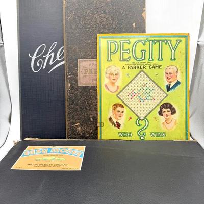 Vintage Board Game Lot