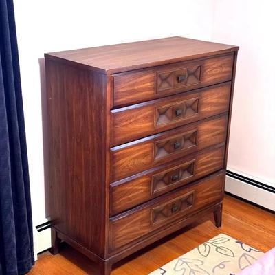 Five Drawer High Top Dresser 
