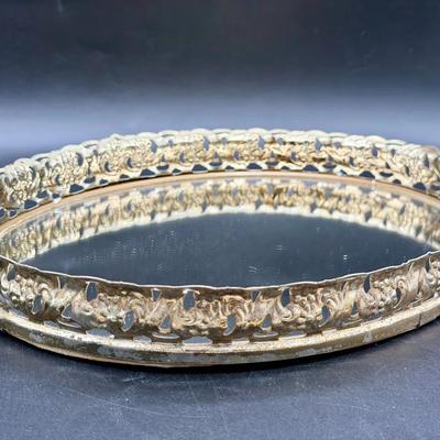 Mirrored Vanity Tray