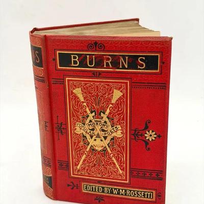 circa 187 Poetical Works of Robert Burns — Edited by W.M. Rossetti | Moxon’s Popular Poets Series