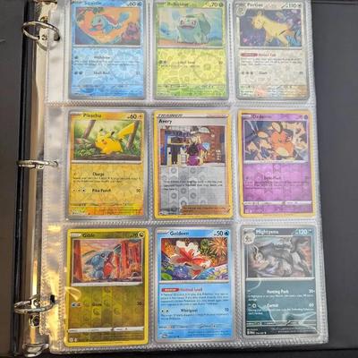 Binder of 106 Pokémon Cards