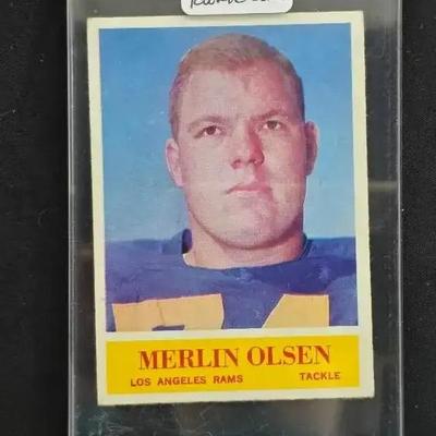 1964 Merlin Olsen Philadelphia Rookie Card