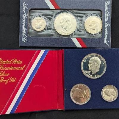 1976 Silver Proof & Uncirculated Sets