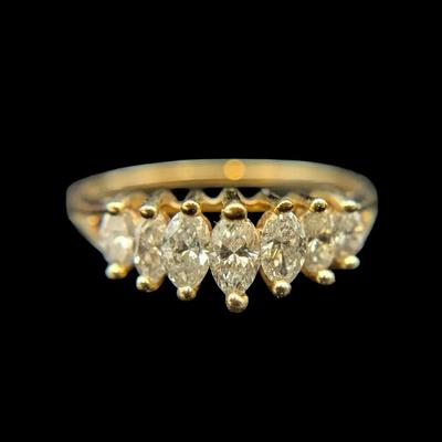 14K Yellow Gold Diamond Ring, NAGL #1207635
