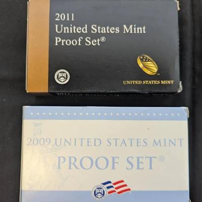 2009 & 2011 US Mint Proof Sets, All Original Packaging