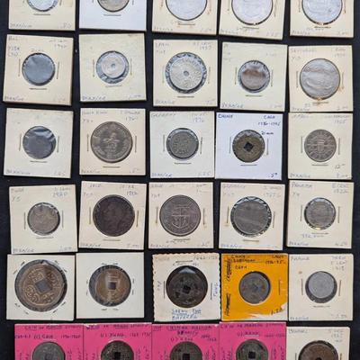30 Foreign Coins