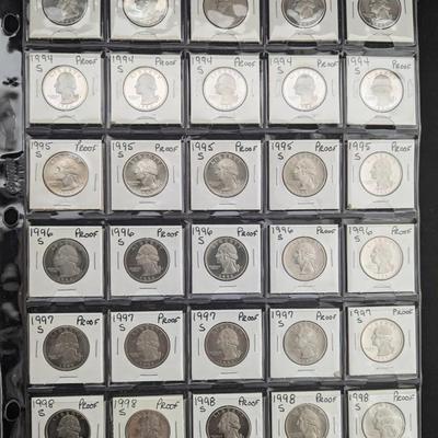 30 Proof US Washington Quarters