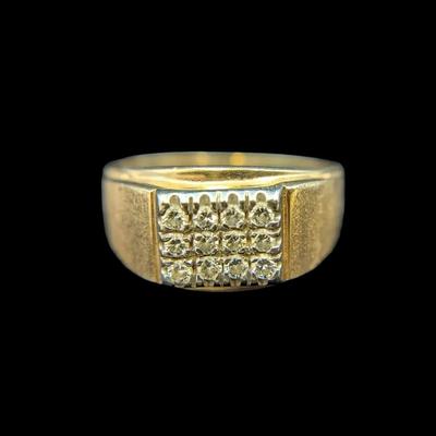 10K Two-Tone Gold Diamond Ring, NAGL #1207640