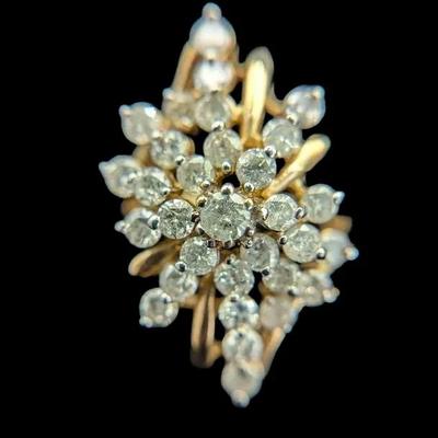 10K Yellow Gold Diamond Ring, NAGL #1207632
