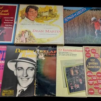 Lot 1 Records: Dean Martin, Bing Crosby, & More