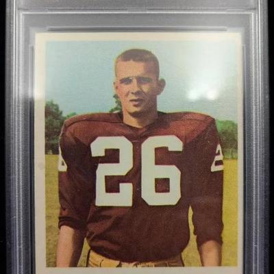 1965 Philadelphia #189 Paul Krause Rookie Card, PSA Graded 4