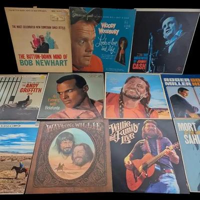 Lot 2 Records: Willie Nelson, Johnny Cash, & More