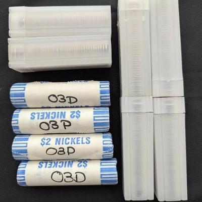 10 BU/Uncirculated Jefferson Nickel Rolls, Some Bank Rolls