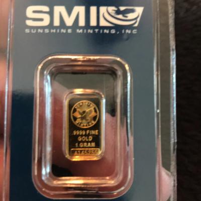 (1) Gram Gold Bar