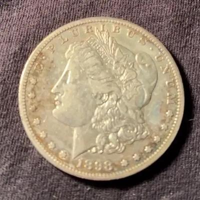 1898-S Morgan Silver Dollar (better Date)