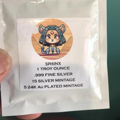 Spinx (1) Ounce Silver Round