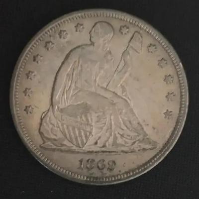 1862 Seated Liberty Dollar