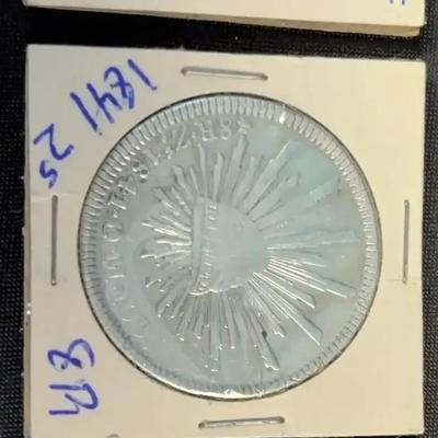 (3) Mexico 8 Reales 1841,1897,1897
