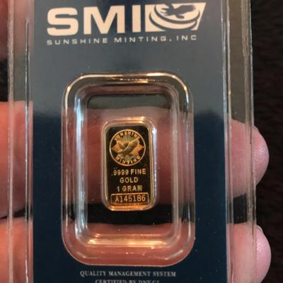 (1) Gram Gold Bar 