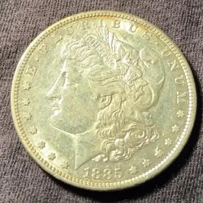 1885-S Morgan Silver Dollar (UNC)