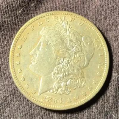 1884-S Morgan Silver Dollar