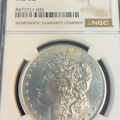 1900-S Morgan Silver Dollar (NGC) (MS62)
