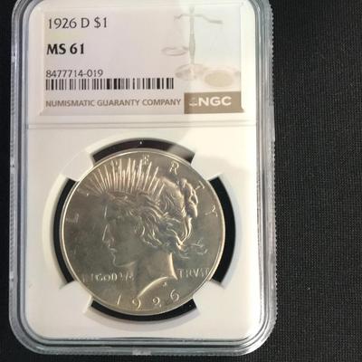 1926-D Peace Dollar (NGC) MS 61