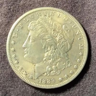 1889-S Morgan Silver Dollar (UNC)