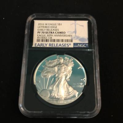 2016-W Silver Eagle(NGC) PF70 Ultra Cameo