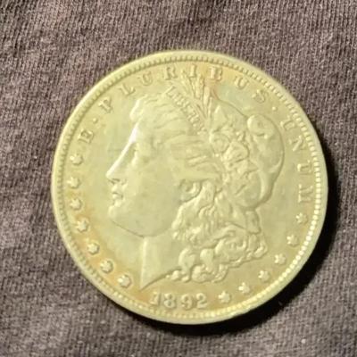1892-O Morgan Silver Dollar (better Date)