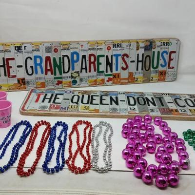 Handmade License Plate Plaques And More