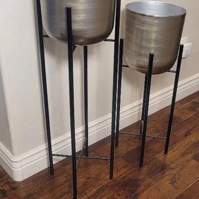 Indoor Metal Planters #2