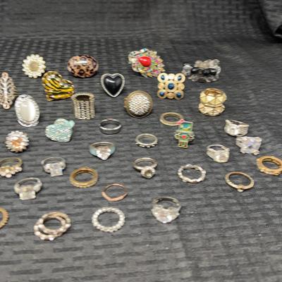 Gold Tone And Silver Tone Rings