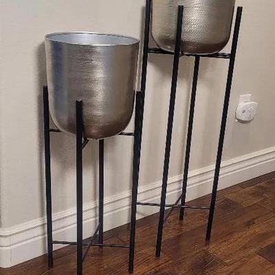 Indoor Metal Planters #1
