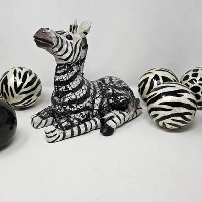 Zebra Figurine and More