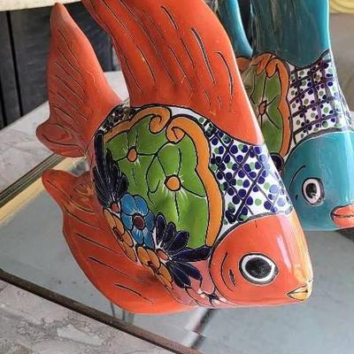 3 Ceramic Fish