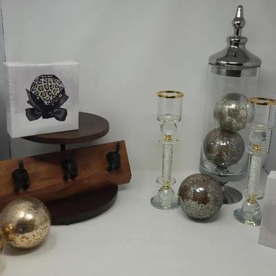 Wood and Glass Decor Collection