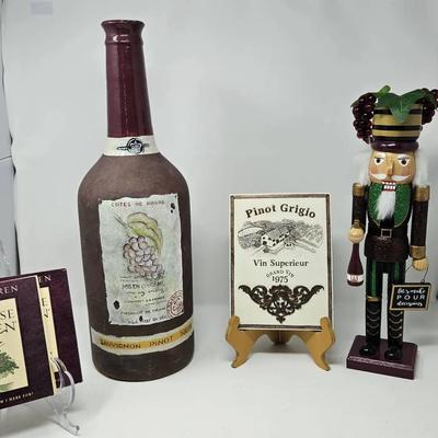 Ceramic Wine Bottle Decor and More