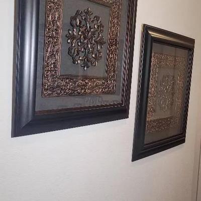 2 Metal Art Pieces