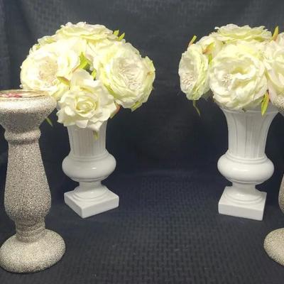 Floral Arranged In Ceramic Vases and More