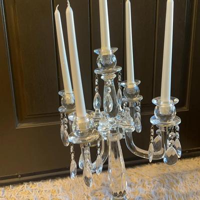 Glass Candelabra