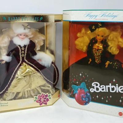 Happy Holidays Barbies