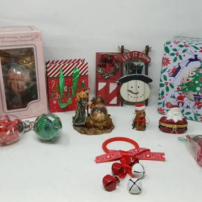 Holiday Barbie Decoupage Ornament And More