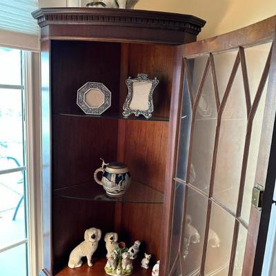 Vintage corner cabinet