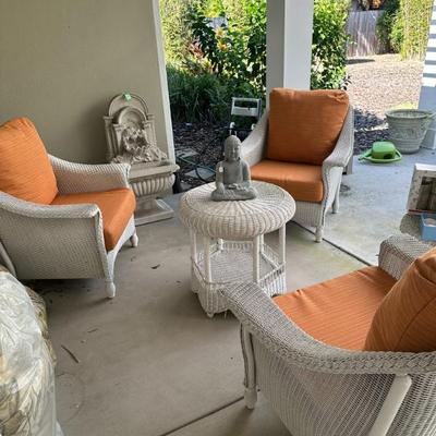 Lloyd & Flanders All Weather Wicker Patio Chairs