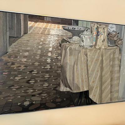 "Mosiac Floor & Table"  Josep Roca Sastre