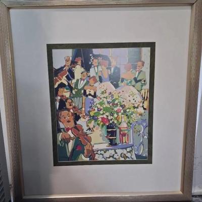 "Ball Night" Claudette Castonguay Print (No Glass)