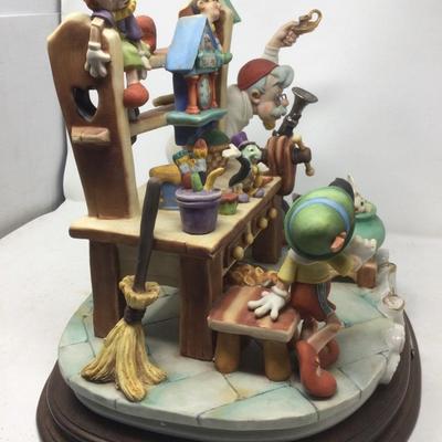 Disney Laurenz Capodimonte Pinocchio “Geppetto’s Workshop”